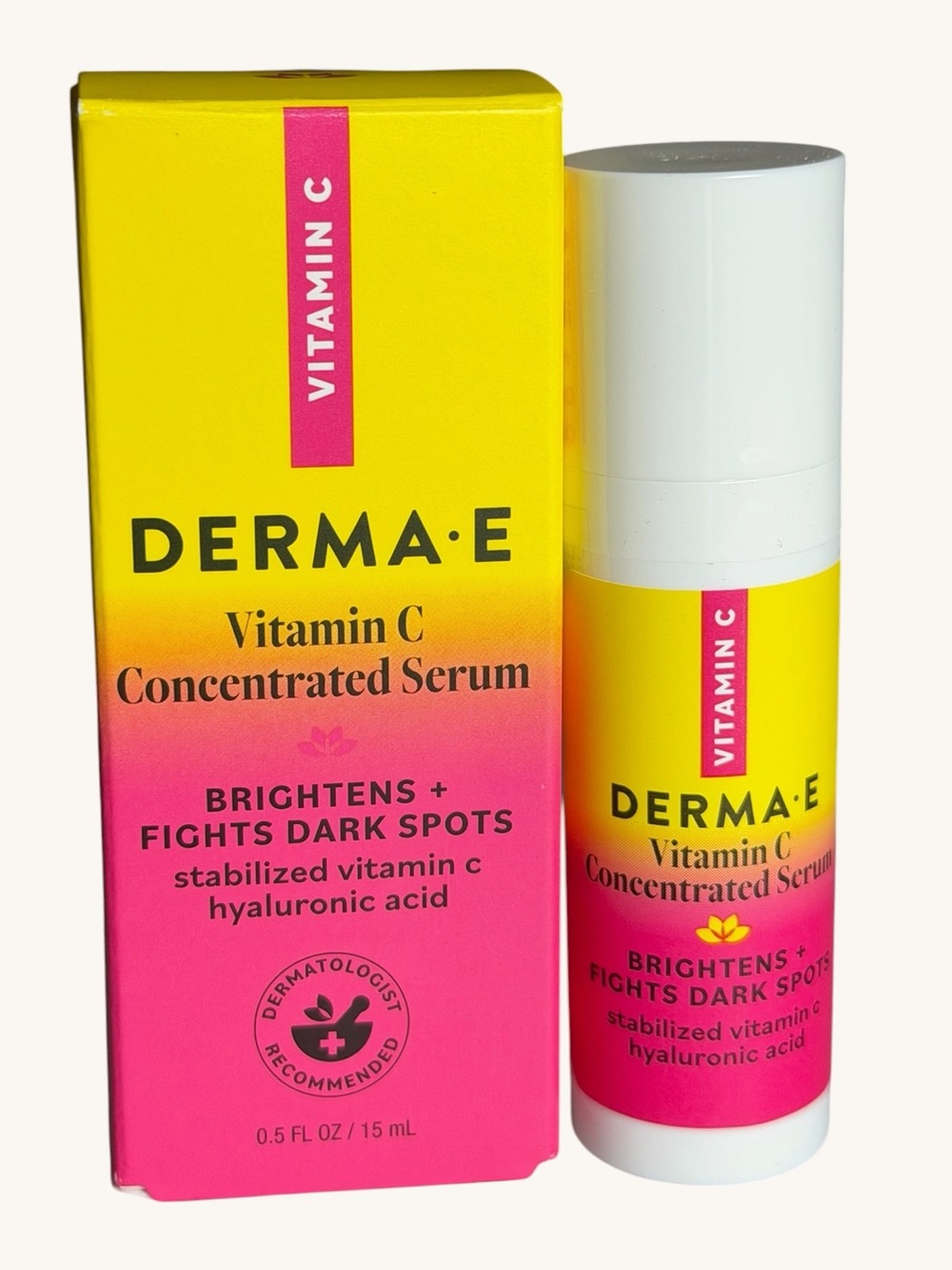 DERMA E Vitamin C Concentrated Serum Brightens Fights Dark Spots BNIB
